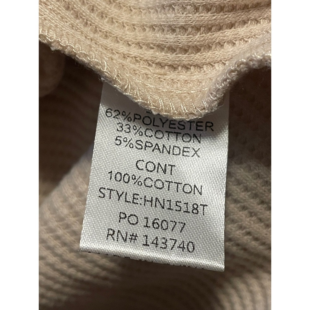 English Factory Tan Ribbed Collared Button Up Shirt Jacket Shacket Medium - Picture 4 of 5